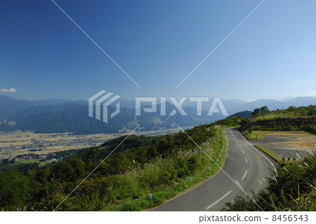 Uonuma天際線和越後山脈 Uonuma天際線和越後山脈 8456543