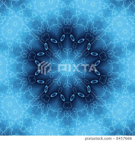 Blue fantasy background - Stock Illustration [8457666] - PIXTA