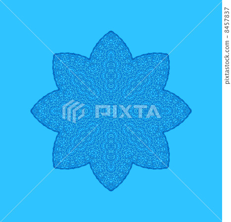 Blue background with abstract shape 8457837
