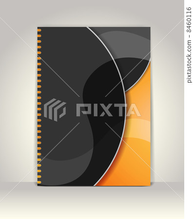 Flyer or brochure template, abstract design Flyer or brochure template, abstract design 8460116