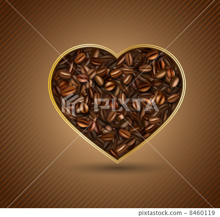 Heart from coffee beans Heart from coffee beans 8460119