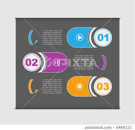 Modern infographics template Modern infographics template 8460121