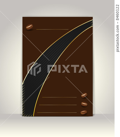 Flyer or brochure template, coffee design 8460122
