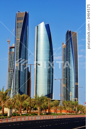 etihad towers, buildings, group of buildings 8464575