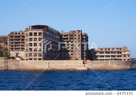 軍艦島65棟建築物和豐島區中小學,豐島醫院 軍艦島65棟建築物和豐島區中小學,豐島醫院 8475335