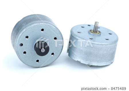 Two round DC electric motors Two round DC electric motors 8475489