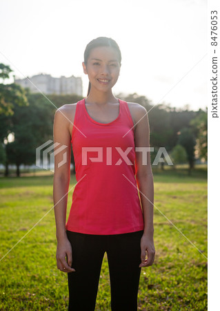 Asian Woman in Sportswear 8476053