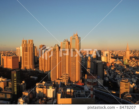 東京都政府染成日落 東京都政府染成日落 8478207