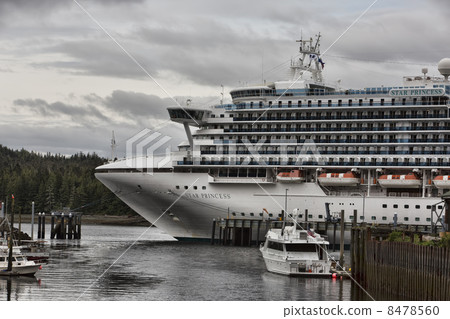 Star Princess cruise ship Ketchikan Alaska marina 8478560