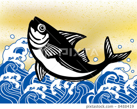 Big fishing flag _ wave Big fishing flag _ wave 8488419