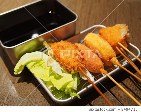 大阪特產“Kushikatsu” 8494715