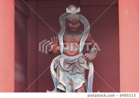 Tokyo / Shibakoen Zojoji Temple Tokuto Shrine Mausoleum Soumon / Stone statue statue (Minato-ku designated tangible cultural property) Tokyo / Shibakoen Zojoji Temple Tokuto Shrine Mausoleum Soumon / Stone statue statue (Minato-ku designated tangible cultural property) 8495513