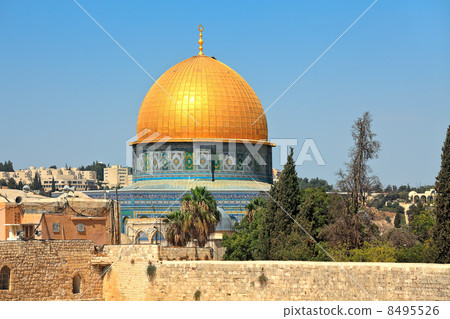 Dome of the Rock mosque. 8495526