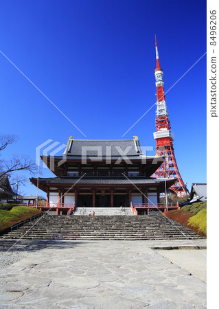東京Zojyoji和東京鐵塔 東京Zojyoji和東京鐵塔 8496206