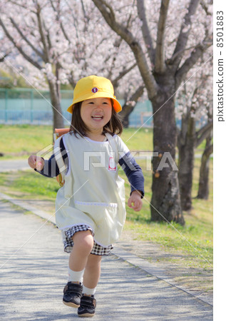 Children girl walking Children girl walking 8501883