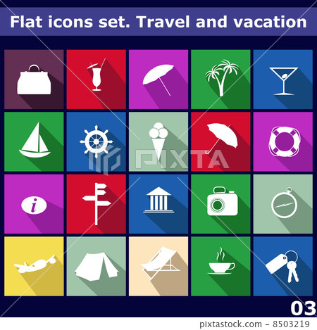 Traveling and vacarion Flat icons for Web and Mobile Applications Traveling and vacarion Flat icons for Web and Mobile Applications 8503219