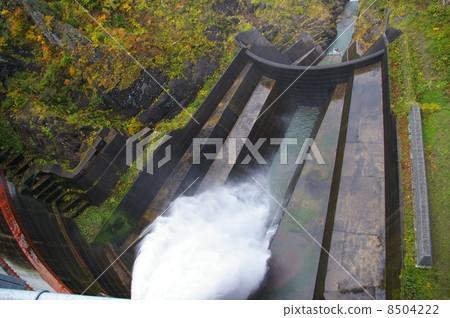 Toyohira Gorge Dam Tourism Water Spill 8504222