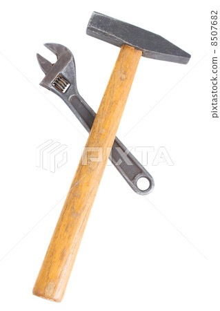 Adjustable wrench and hummer Adjustable wrench and hummer 8507682