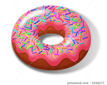 Pink Chocolate Donut Spray Chocolate Curd Pink Chocolate Donut Spray Chocolate Curd 8508271