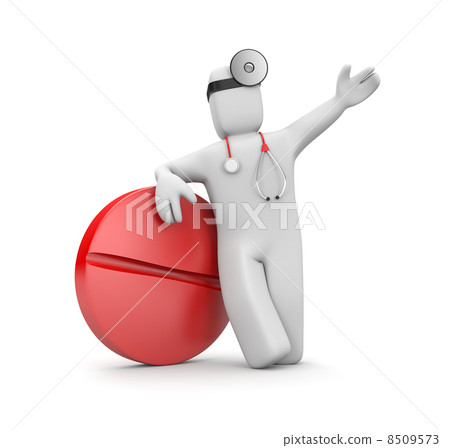 Doctor with tablet Doctor with tablet 8509573