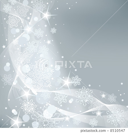 Winter background with white snowflakes 8510547