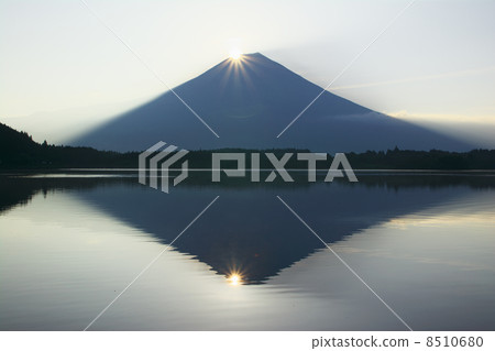 Diamond Fuji of Tanuki Lake Diamond Fuji of Tanuki Lake 8510680