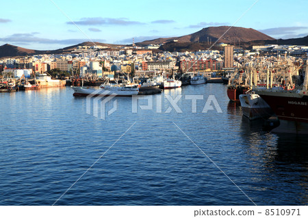 Morning view of Las Palmas Harbor Morning view of Las Palmas Harbor 8510971