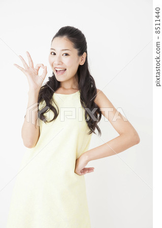 Yellow one piece woman Yellow one piece woman 8511440