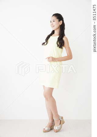Yellow one piece woman Yellow one piece woman 8511475