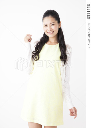 Yellow one piece woman Yellow one piece woman 8511558
