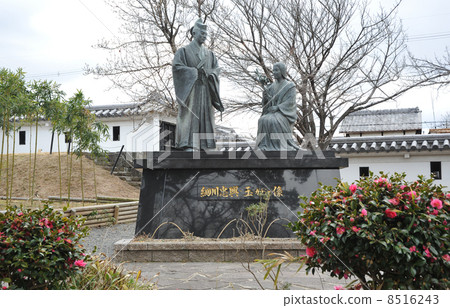Kyoto Katsuruji Castle Tadayoshi Hosokawa · Garasha statue 8516243