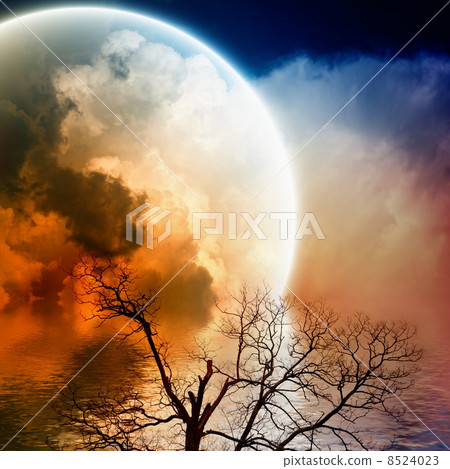 Scenic night landscape 8524023