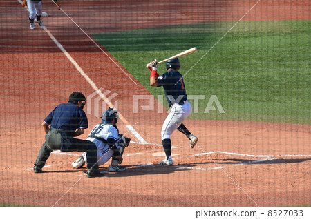 Baseball ~ Left hitter / catcher · referee (image) 8527033