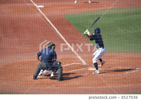 Baseball ~ Left hitter / catcher · referee (image) 8527036