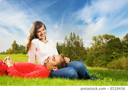 Young couple in love outdoors Young couple in love outdoors 8528436