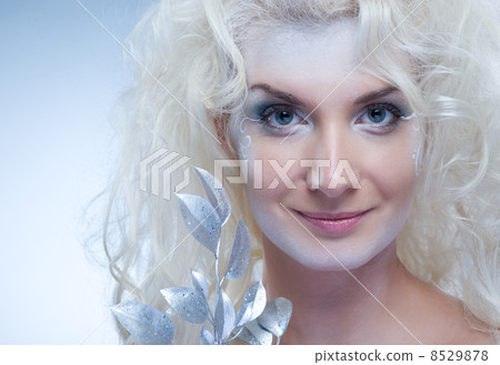 Snow queen with a magic twig .... Snow queen with a magic twig .... 8529878
