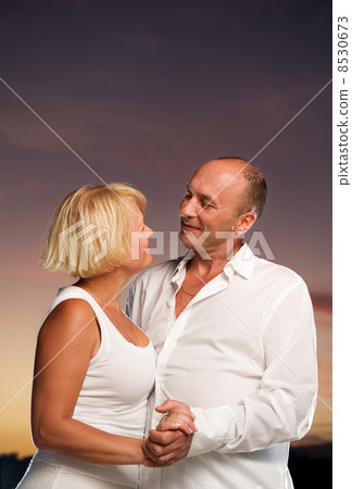 Middle-aged couple in love 8530673