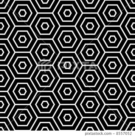 Hexagons texture. Seamless geometric pattern. 8557052
