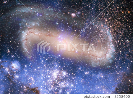 Far away spiral galaxy. 8558400