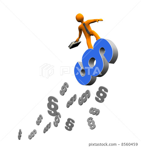 Businessman Surfer Paragraph 8560459