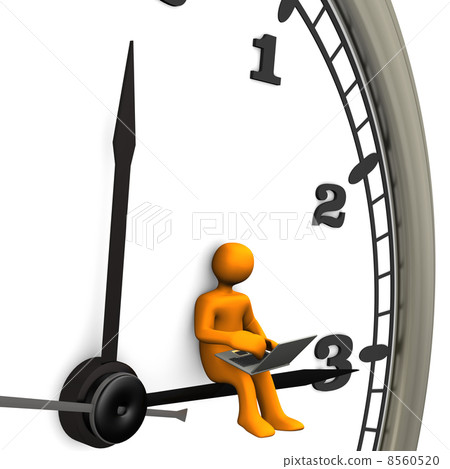 Big Clock Laptop Big Clock Laptop 8560520