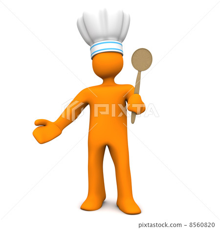 Chef With Wooden Spoon 8560820