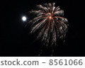 Moon and fireworks 8561066