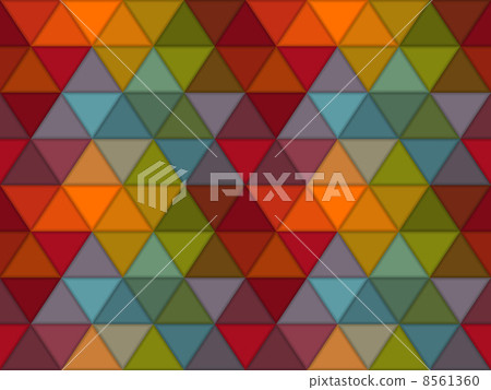 Vector Seamless Hipster Geometric Pattern - Stock Illustration [8561360 ...