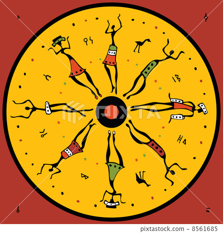 African silhouette set. 8561685