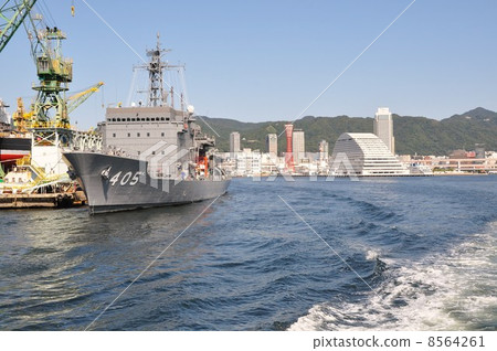 Submarine rescue mortar during anchorage Chiyota 8564261