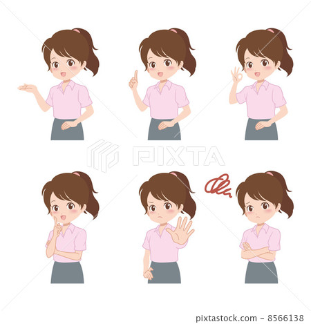 女人/姿勢 8566138