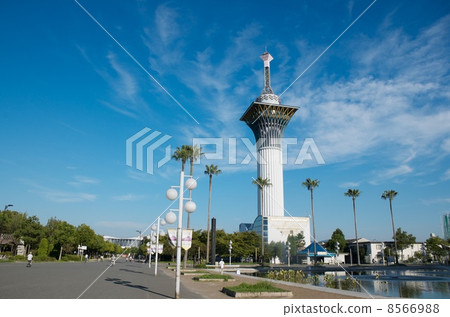 生命之塔Hanafumi紀念公園以鶴見為基礎的地面 8566988