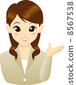 Guide lady to guide 8567538