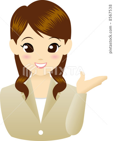 Guide lady to guide 8567538